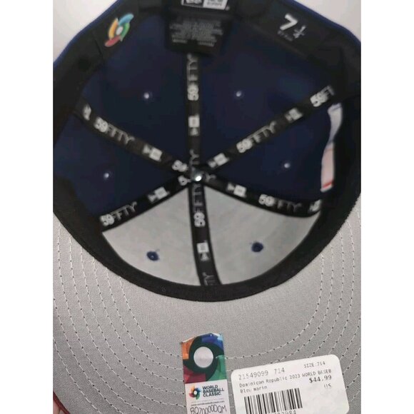 New Era 59Fifty World Baseball Classic 2023 Dominican Republic Hat Size 7 - Picture 7 of 10